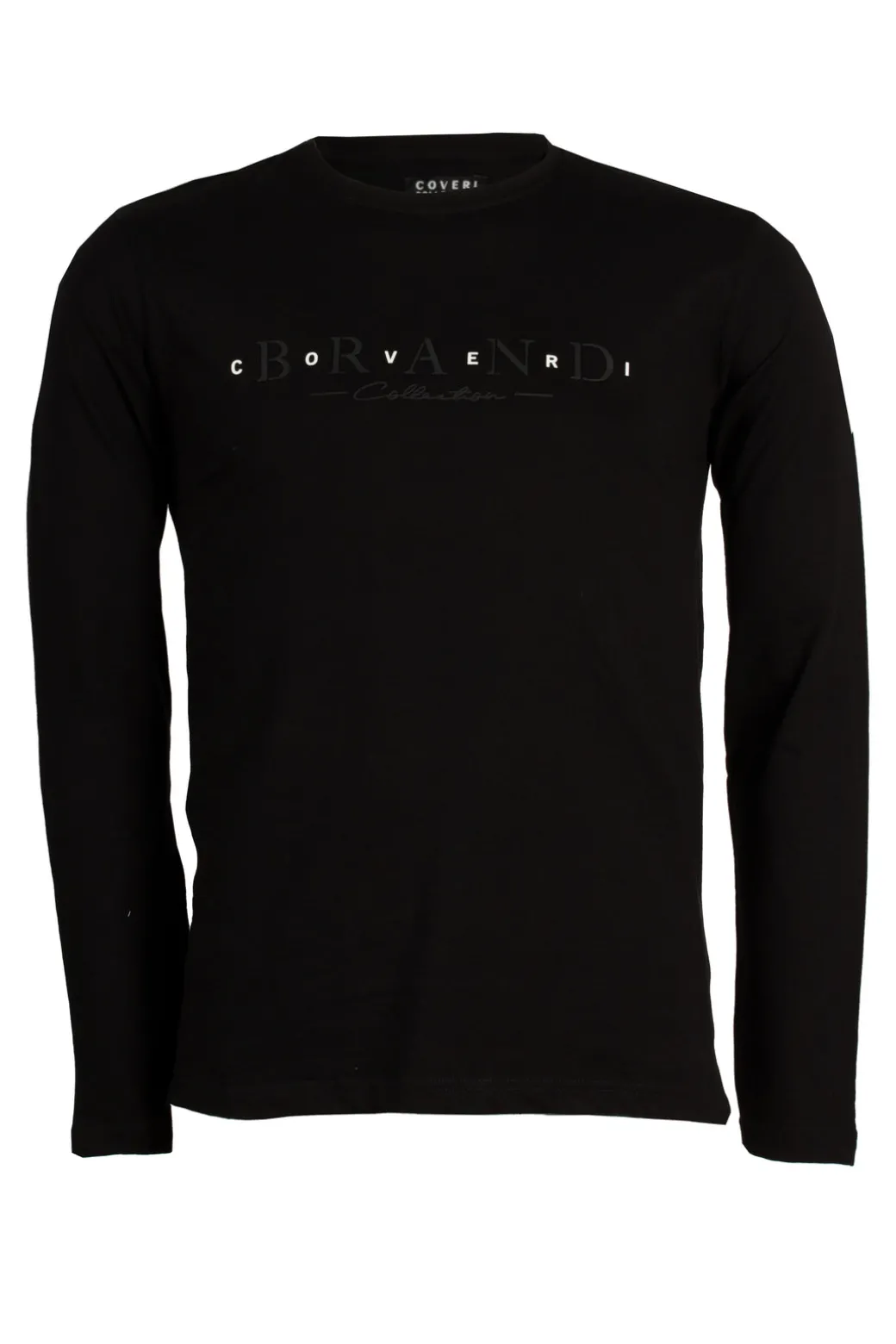 T-shirt girocollo in cotone jersey con stampa grande sul petto