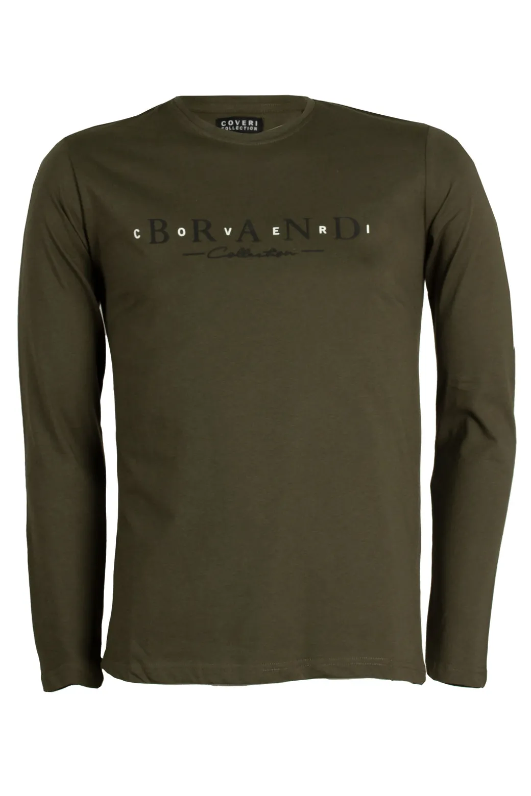 T-shirt girocollo in cotone jersey con stampa grande sul petto