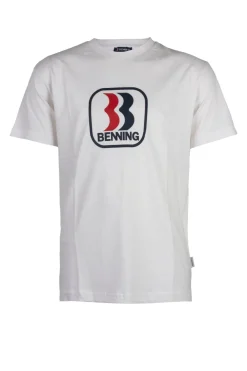 T-shirt girocollo manica corta con stampa sul petto