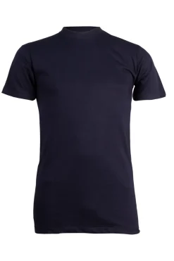 T-shirt girocollo tinta unita muscle fit in puro cotone Made in Italy