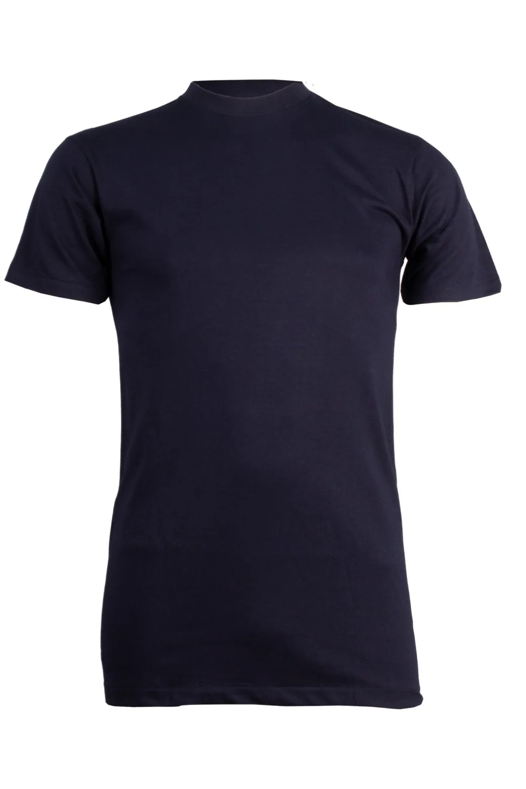 T-shirt girocollo tinta unita muscle fit in puro cotone Made in Italy