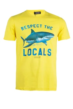 T-shirt girocollo uomo in cotone made in Italy