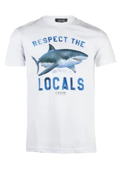 T-shirt girocollo uomo in cotone made in Italy