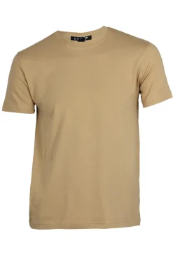 T-shirt uomo girocollo tinta unita in cotone elasticizzato