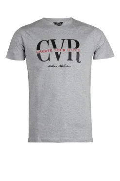 T-shirt uomo in cotone con maxi stampa a rilievo