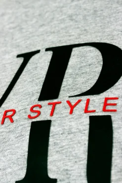 T-shirt uomo in cotone con maxi stampa a rilievo