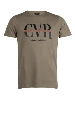 T-shirt uomo in cotone con maxi stampa a rilievo
